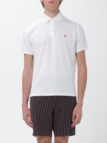 Peuterey Cotton and Silk Blend Polo Shirt