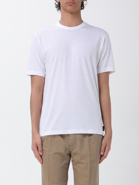 Basic Cotton and Silk T-Shirt Zanone