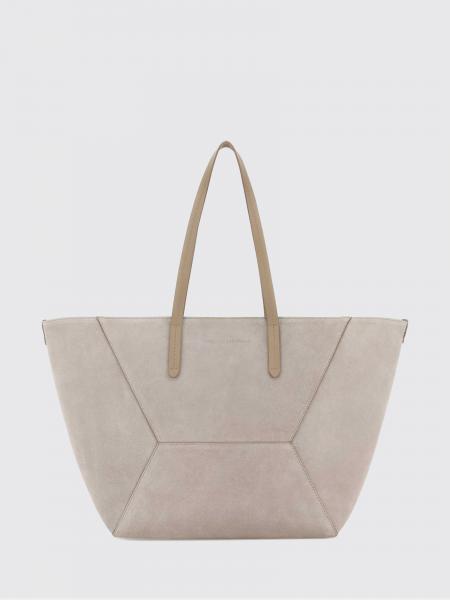Brunello Cucinelli BC Duo tote 绒面革单肩包