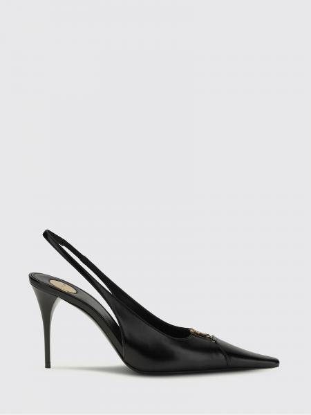 Babylone Leather Slingback Pumps Saint Laurent