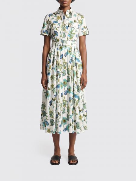 Fay Baumwoll-Hemdblusenkleid mit Blumenprint