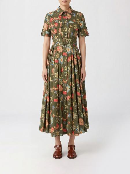 Fay Cotton Shirtdress with Floral Print