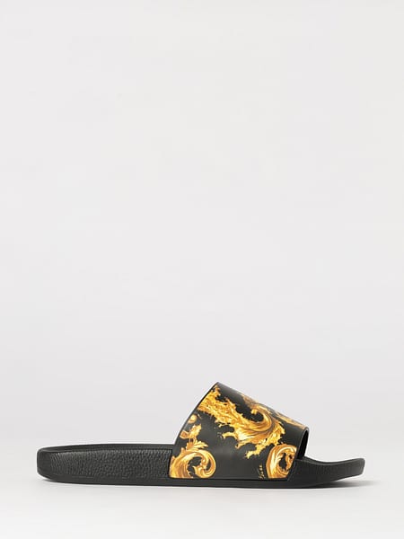 Baroque Print Rubber Sliders Versace Jeans Couture