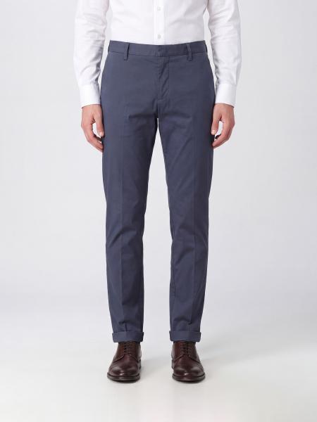 Cotton Blend Chino Trousers Dondup