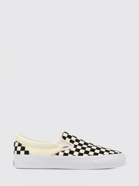 LX Classic Slip-On 98 Check Cotton Canvas Sneakers Vans