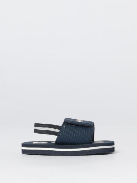 Boss Technical Fabric Sandals with Printed Logo