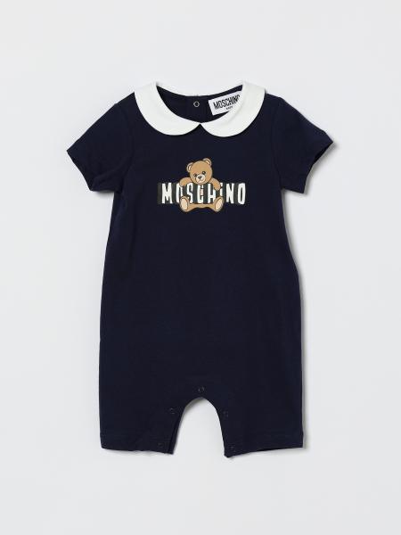 Moschino Cotton Jumpsuit with Logo