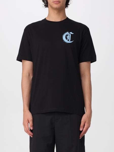 T-shirt in cotone con logo Just Cavalli