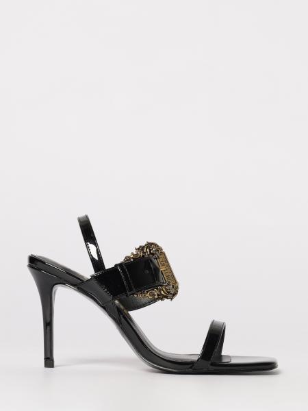 Patent Leather Sandals Versace Jeans Couture