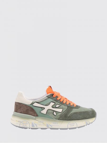 Mick Premiata Suede and Nylon Sneakers