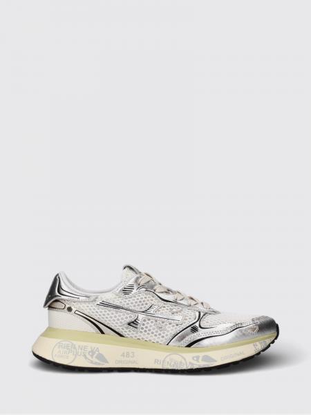 Lauryn Premiata Suede and Mesh Sneakers