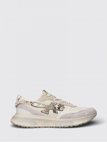 Lauryn Premiata Suede and Mesh Sneakers
