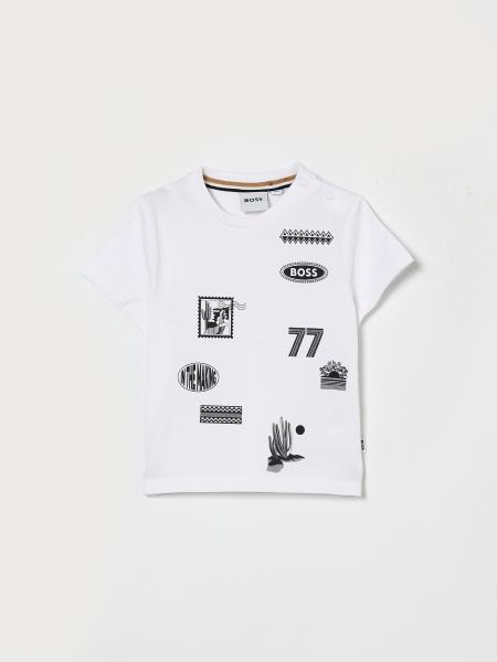 Cotton Crew Neck T-shirt Boss