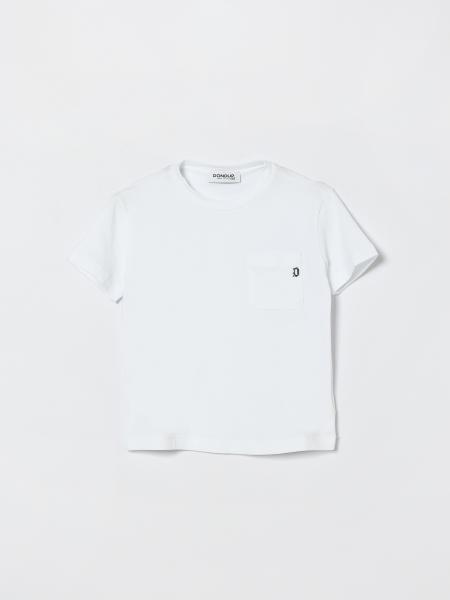 Camiseta básica de algodón Dondup Kids