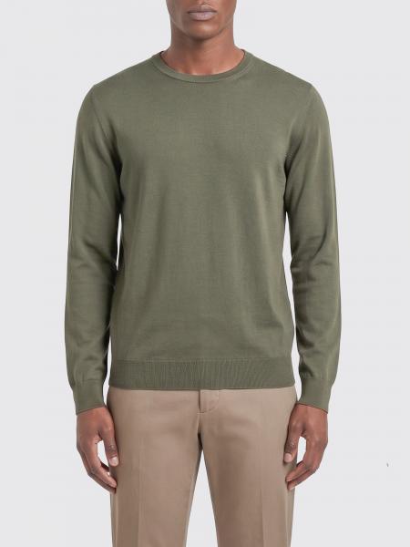 Cotton Crew Neck Pullover Roberto Collina