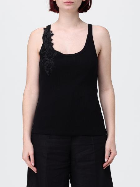 Top en coton avec broderies Ermanno Firenze