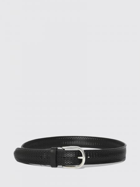 Perforated Leather Belt Orciani