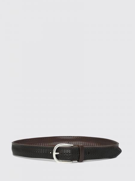 Perforated Leather Belt Orciani
