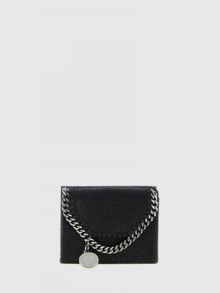 Falabella Stella McCartney Crackled Synthetic Suede Wallet