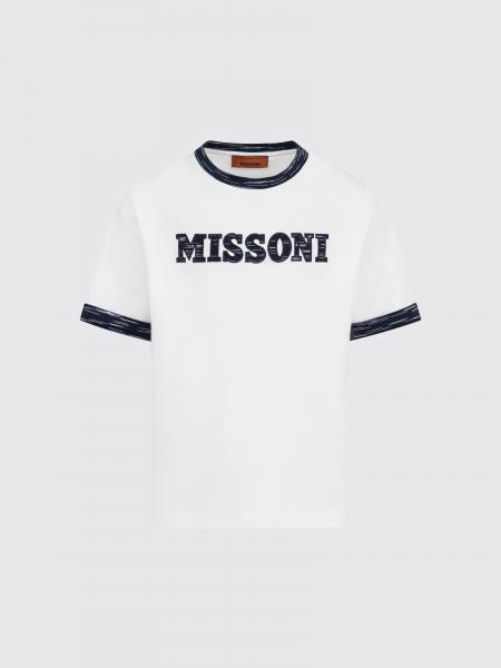 Missoni Striped Logo Cotton T-Shirt