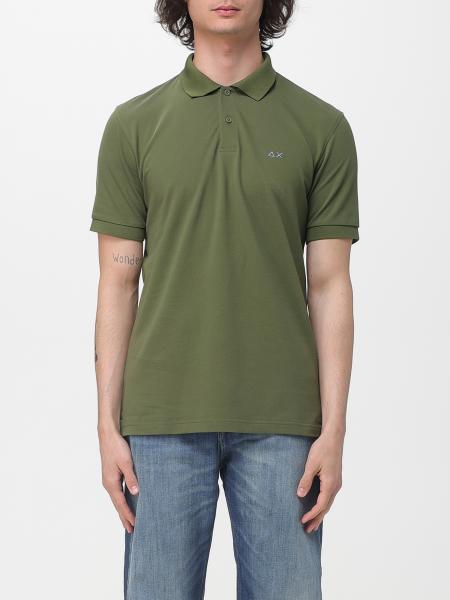 Cotton Logo Polo Shirt SUN68