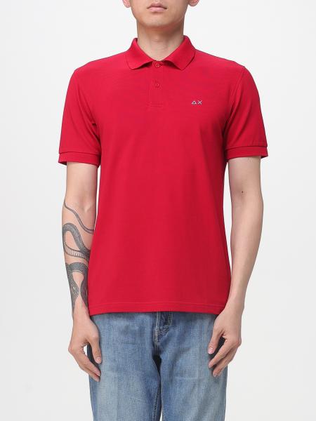 Cotton Logo Polo Shirt SUN68