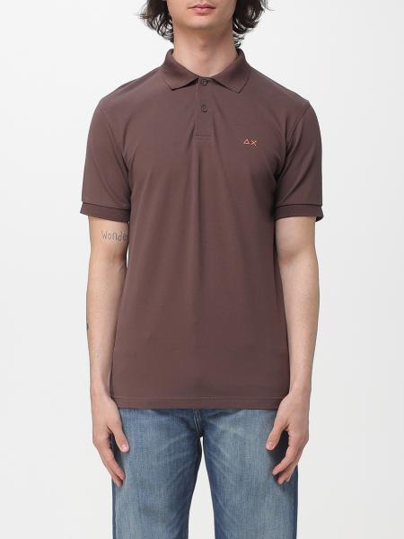 Cotton Logo Polo Shirt SUN68