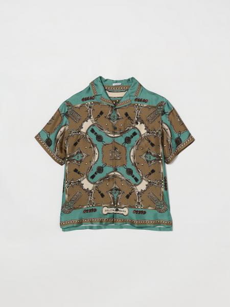 Printed Cotton Shirt Dolce & Gabbana