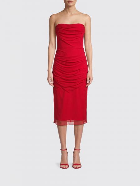 Carolina Herrera Seiden-Midikleid
