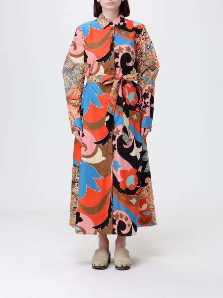 Robe chemisier en popeline de coton imprimée Etro
