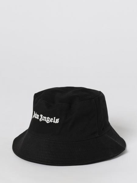 Cotton Hat With Embroidered Logo Palm Angels