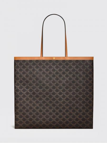 Triomphe Stoff-Einkaufstasche Celine mit Logo