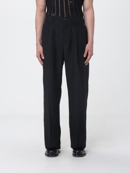 Laneus Wide Leg Trousers in Linen