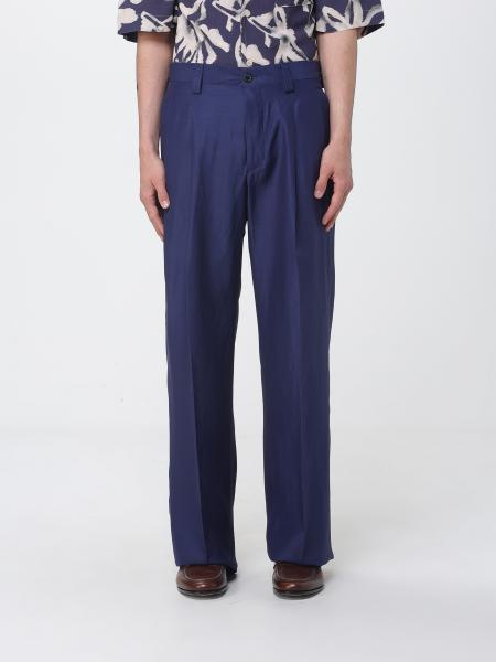 Laneus Wide Leg Trousers in Linen