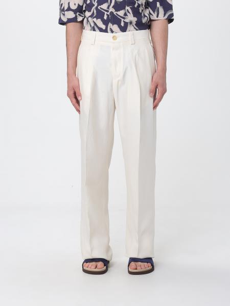Laneus Wide Leg Trousers in Linen