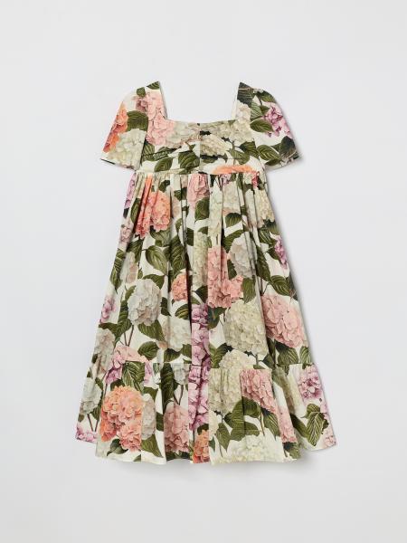 Dolce & Gabbana Cotton Floral Print Dress