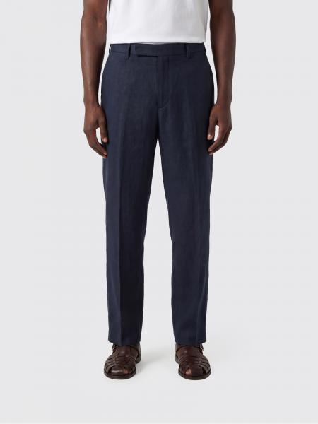 Wide-Leg Linen Trousers Paul Smith