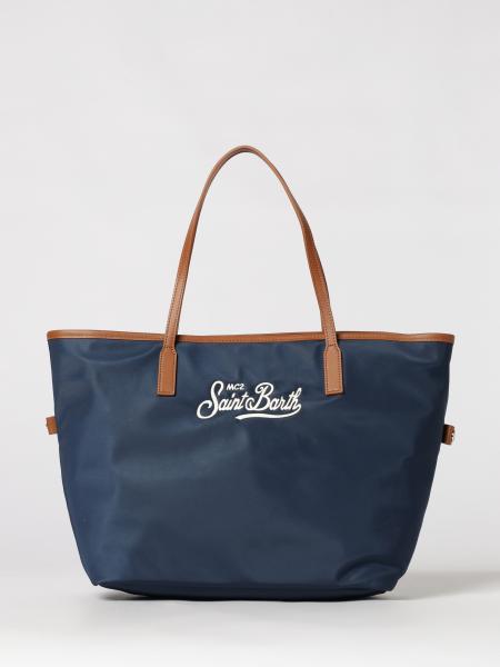 Bolso de hombro de nylon con logo Mc2 Saint Barth