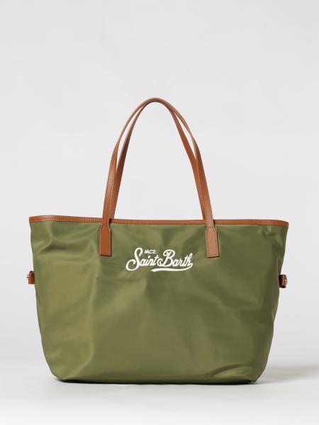 Bolso de hombro de nylon con logo Mc2 Saint Barth