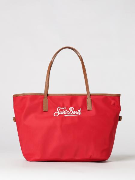 Bolso de hombro de nylon con logo Mc2 Saint Barth
