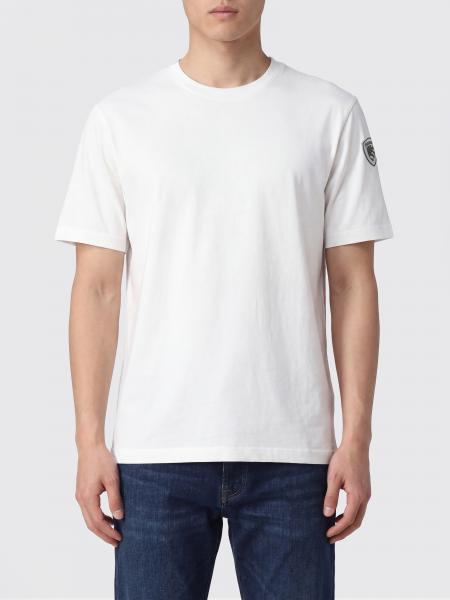 Blauer Cotton T-Shirt with Logo