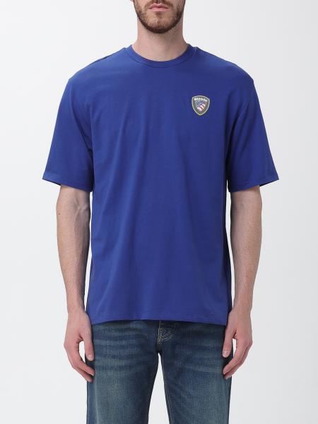 T-shirt basic Blauer in cotone con logo