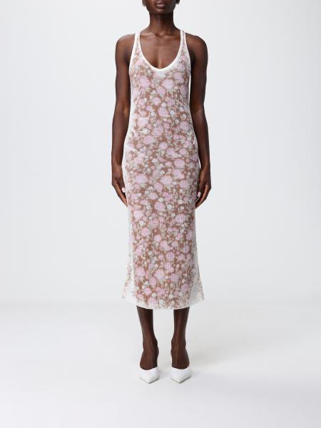 Printed Linen Dress Diesel