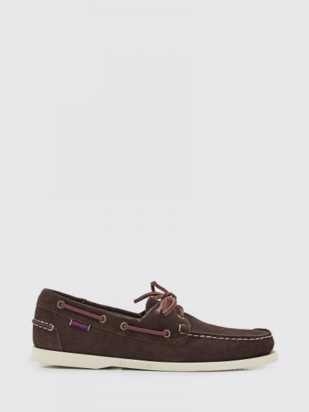 Mocassino da barca Portland Sebago in camoscio