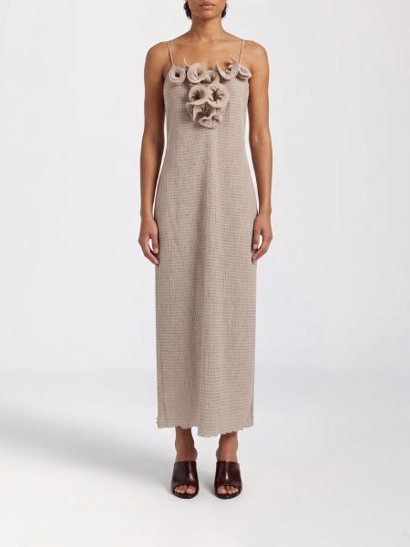 Cotton Blend Midi Dress Magda Butrym