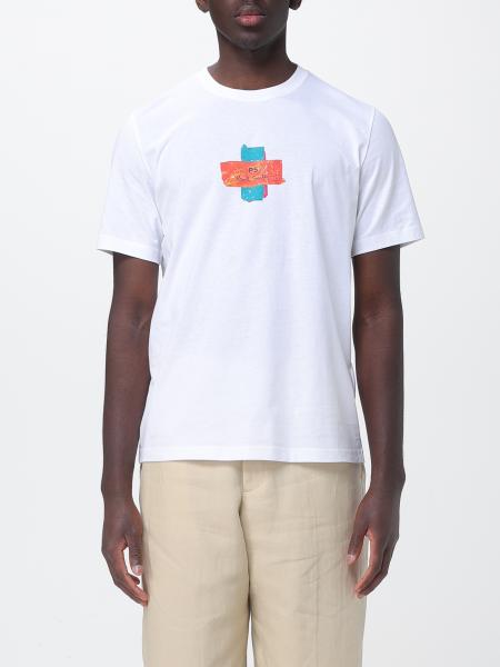 Organic Cotton T-Shirt Paul Smith with Logo