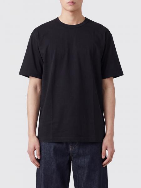 Camiseta oversize de algodón con logo Comme Des Garçons