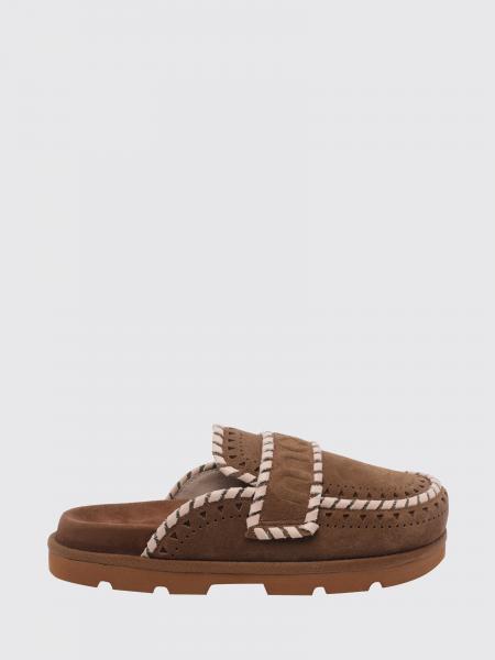 Mou Low Bio Suede Mules