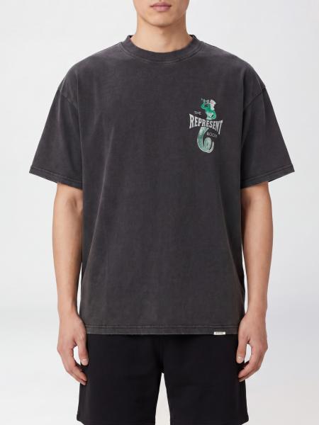Printed Cotton T-Shirt Represent