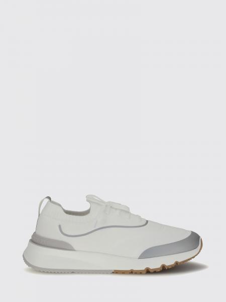 Brunello Cucinelli Stretch Cotton Knit Sneakers